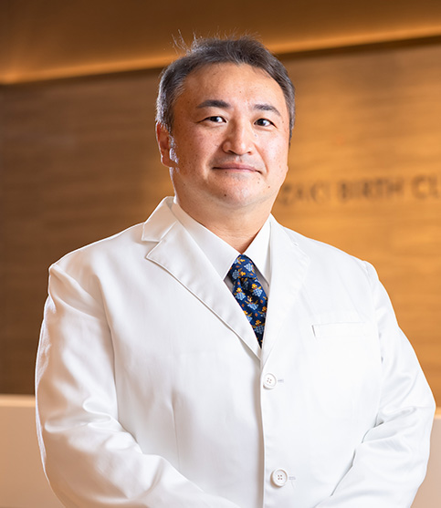 理事長・院長（主に産科担当）岡崎 隆行 Okazaki Takayuki, M.D., Ph.D.